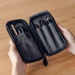 &Liebe - Leather Zip Pencil Case