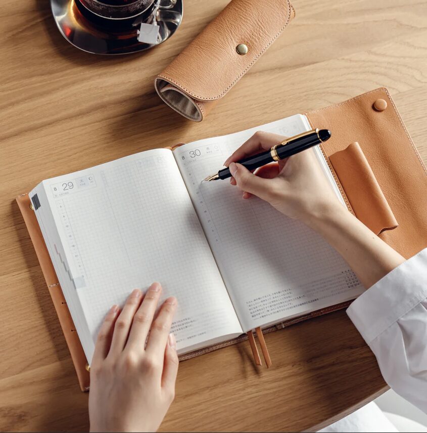 &Liebe - Leather A5 Notebook Cover