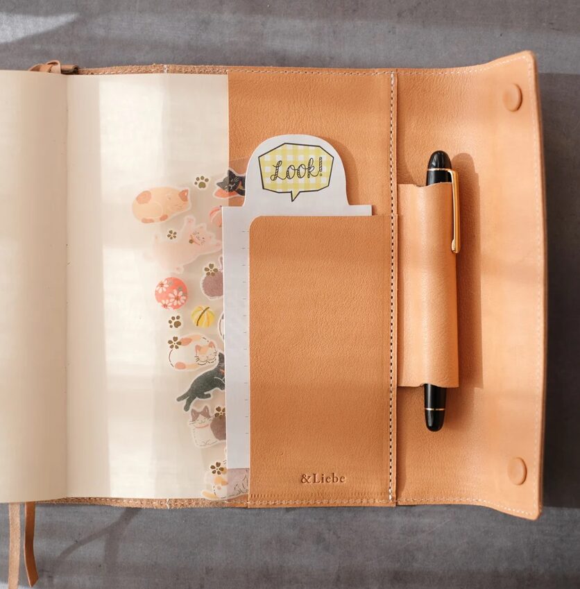 &Liebe - Leather A5 Notebook Cover
