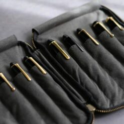 &Liebe - 10 Pens Leather Zip Case