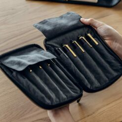 &Liebe - 10 Pens Leather Zip Case