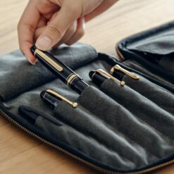 &Liebe - 10 Pens Leather Zip Case