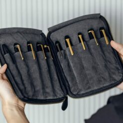 &Liebe - 10 Pens Leather Zip Case