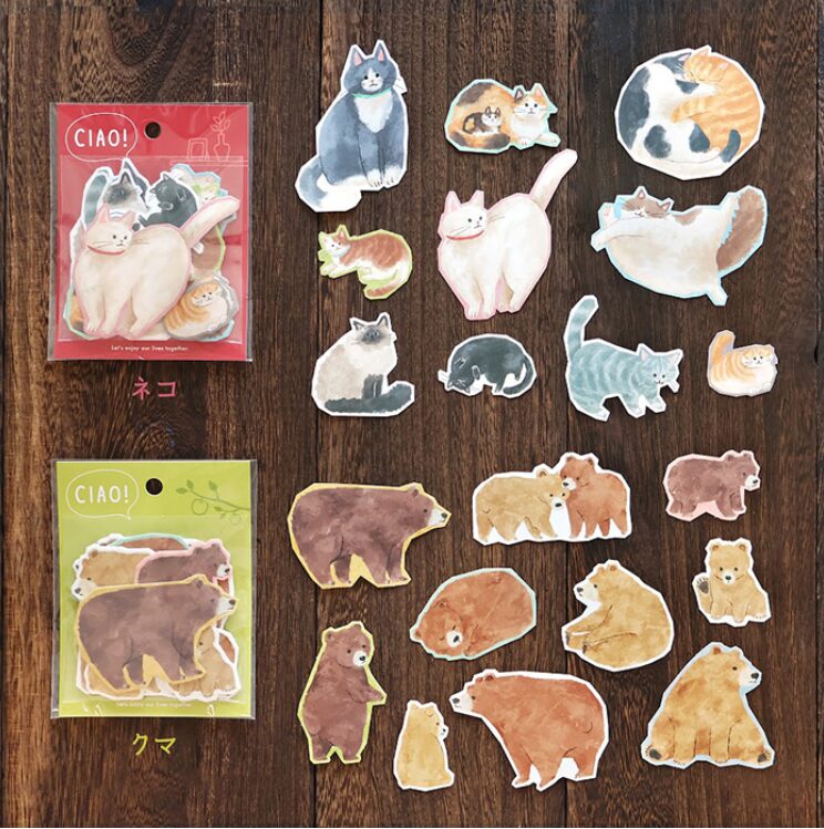 Mind Wave Ciao Flake Stickers (9 designs)