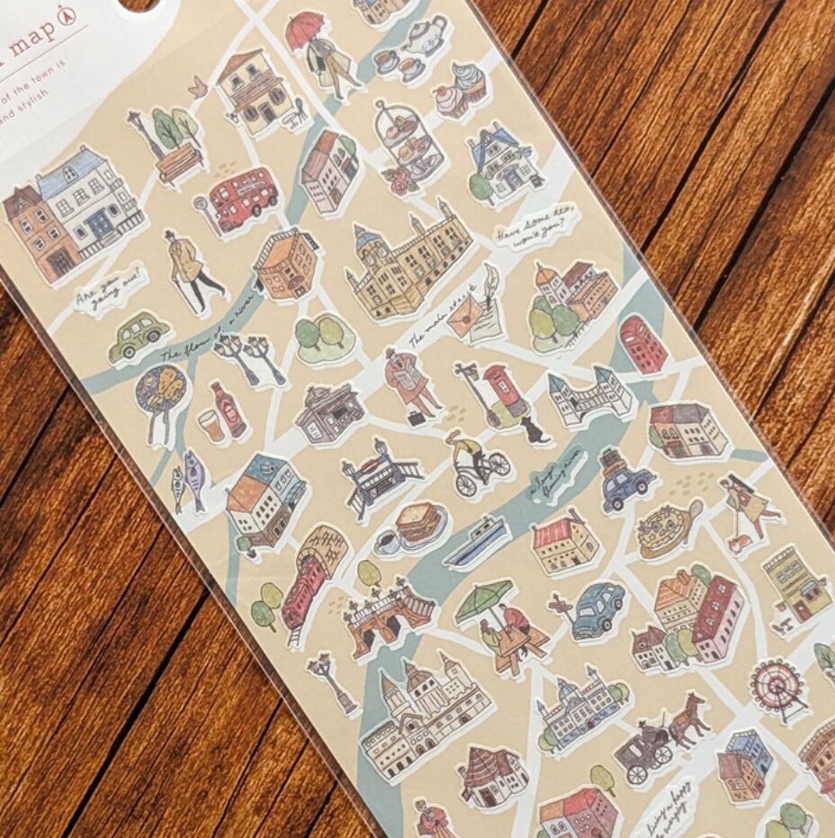 Mind Wave Machi Map Stickers (6 designs)