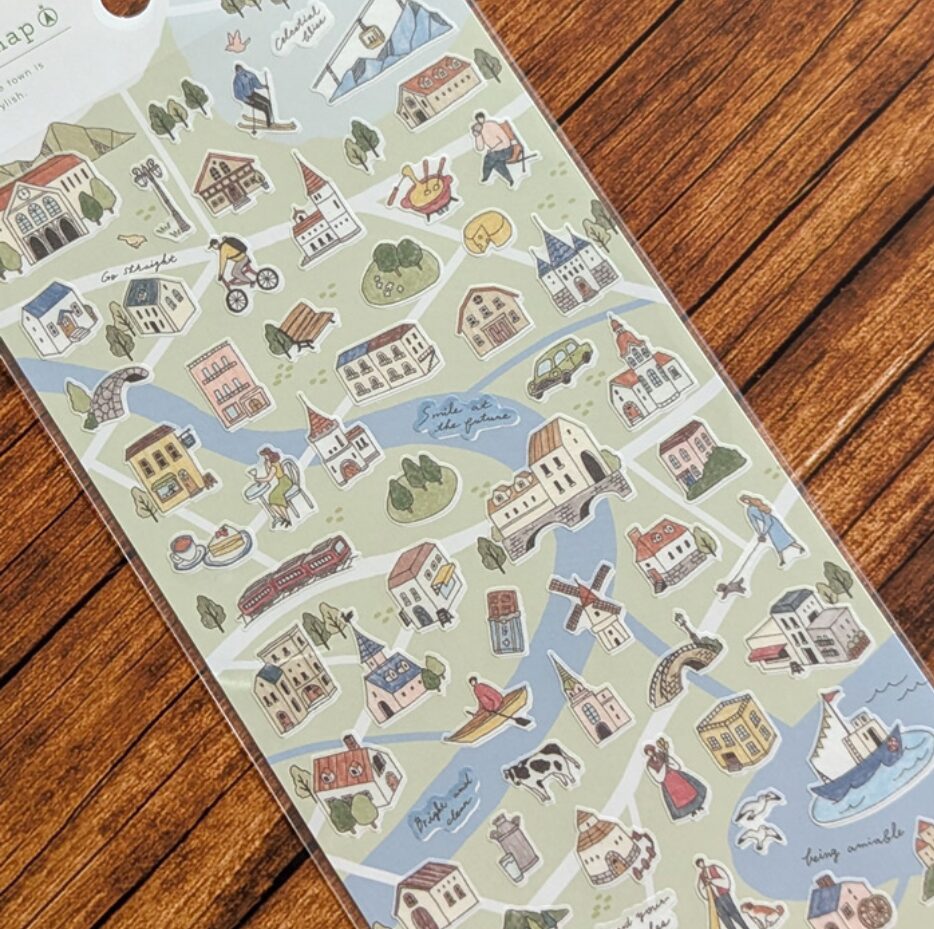 Mind Wave Machi Map Stickers (6 designs)