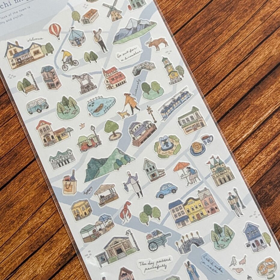 Mind Wave Machi Map Stickers (6 designs)