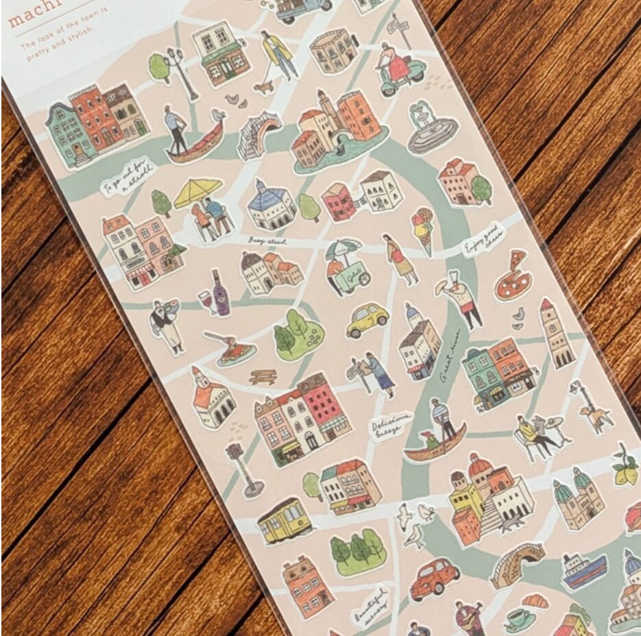Mind Wave Machi Map Stickers (6 designs)