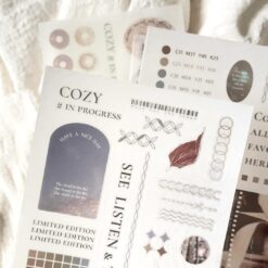 Breezy Studio Print-On Stickers - Cozy In Progress Vol 1
