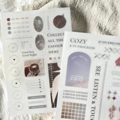 Breezy Studio Print-On Stickers - Cozy In Progress Vol 1