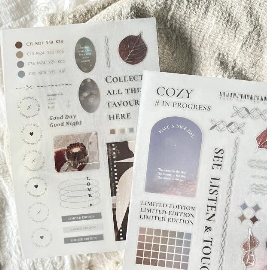 Breezy Studio Print-On Stickers - Cozy In Progress Vol 1