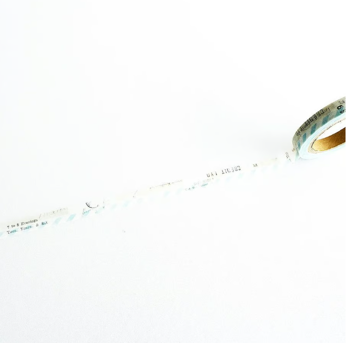 Yohaku Slim Washi Tape L020 - Airmail
