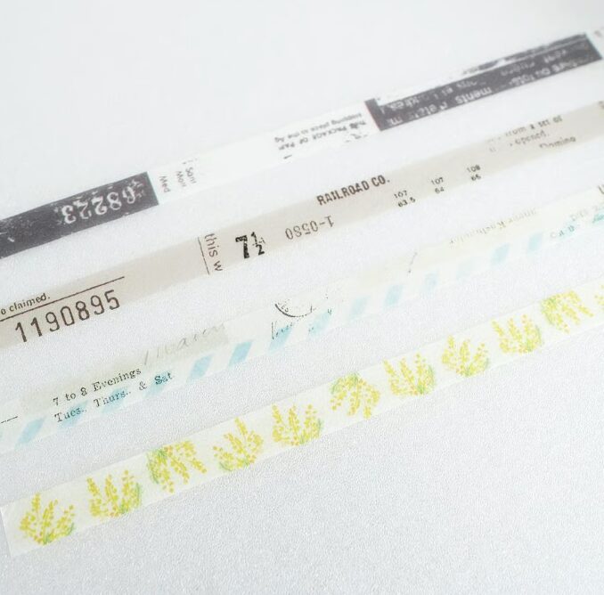 Yohaku Slim Washi Tape L020 - Airmail