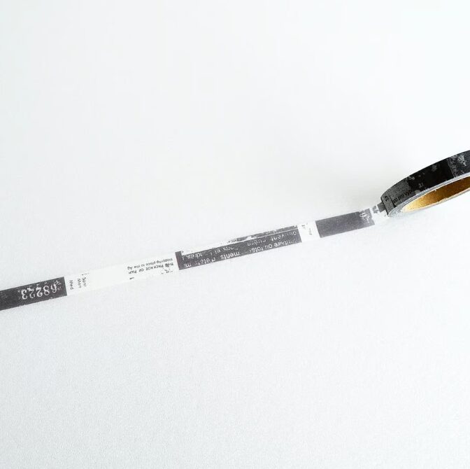 Yohaku Slim Washi Tape L018 - Yoruno Mori