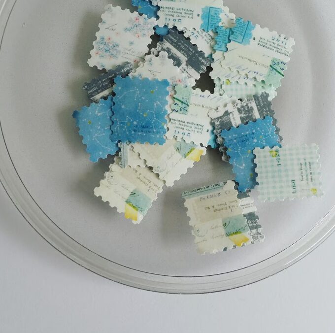 Yohaku Washi Stickers F013 - Monologue
