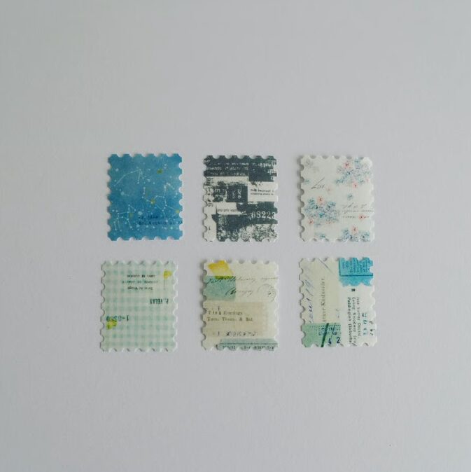 Yohaku Washi Stickers F013 - Monologue