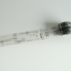 Yohaku Clear Roll Sticker - P-004 Seal Grey