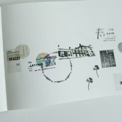 Yohaku Clear Roll Sticker - P-004 Seal Grey