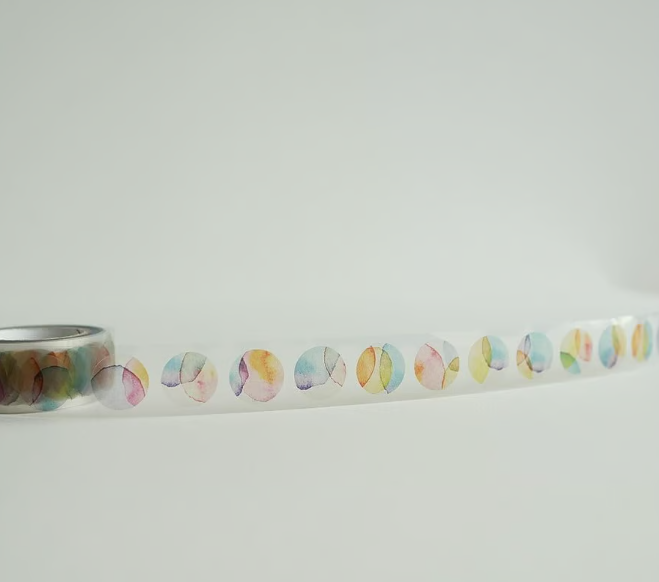 Yohaku Clear Roll Sticker P-001 Waltz