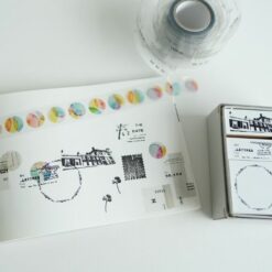 Yohaku Clear Roll Sticker P-001 Waltz