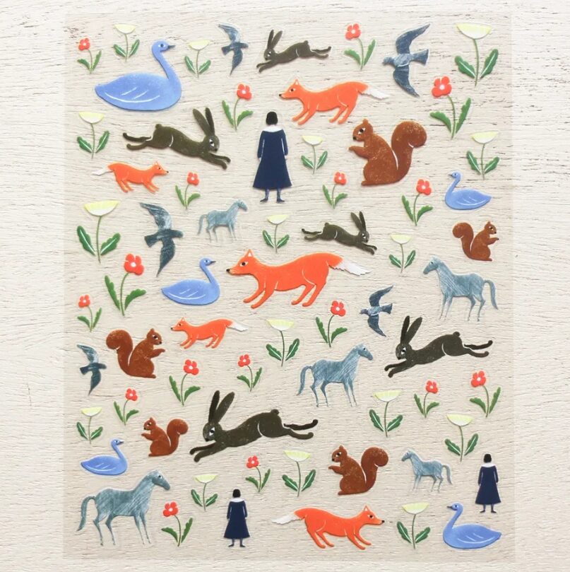 Cozyca Stickers - Xishu - Animal Garden