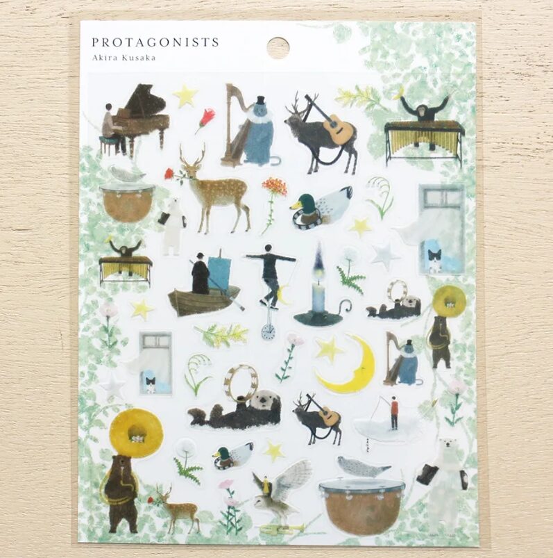 Cozyca Stickers - Akira Kusaka Protagonists 1