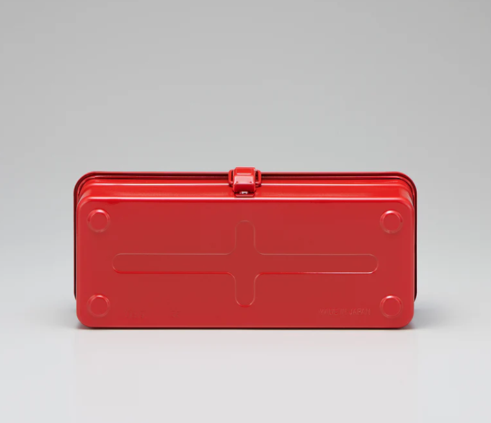 Toyo Steel Trunk Shape Toolbox T-320 Red