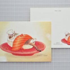 Davidcookslove Postcard - Sushi
