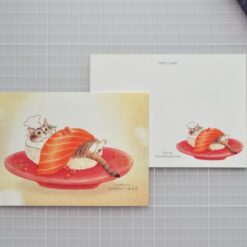 Davidcookslove Postcard - Sushi