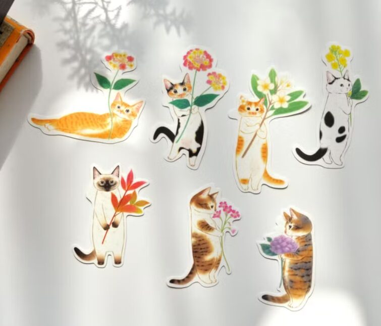 Davidcookslove Vinyl Stickers - Flowers