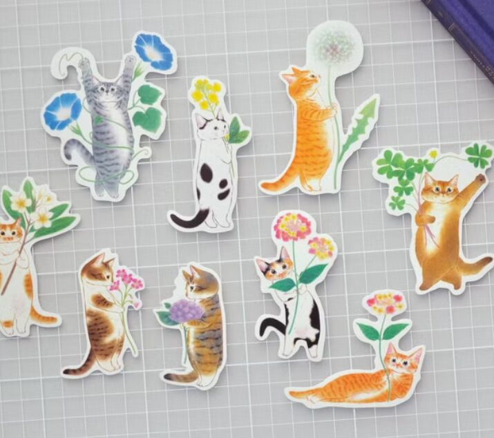 Davidcookslove Vinyl Stickers - Flowers