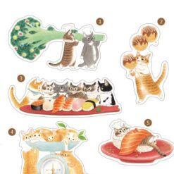 Davidcookslove Vinyl Stickers - Cats & Food