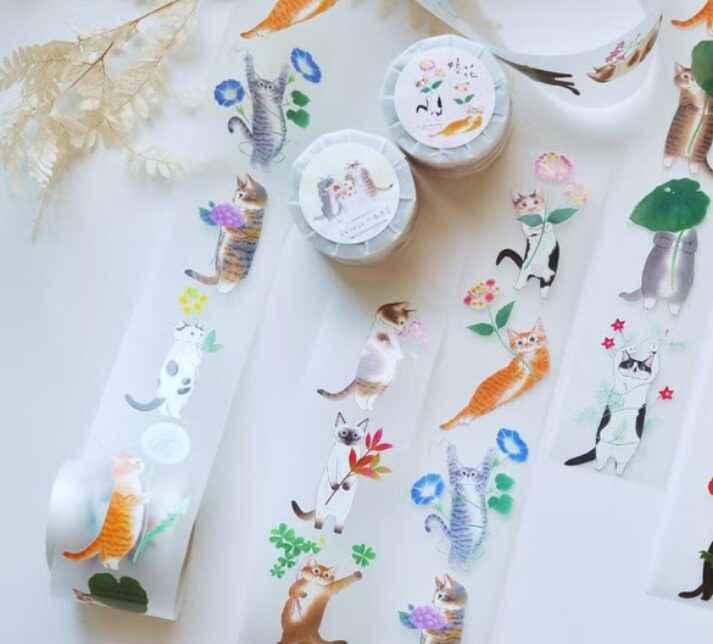 Davidcookslove PET Tape - Flower Play