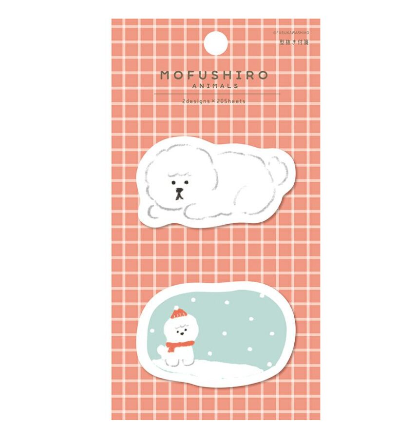 Furukawa Paper Die-Cut Sticky Notes - Dog