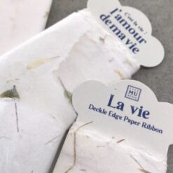 MU Deckle Edge Paper Ribbon