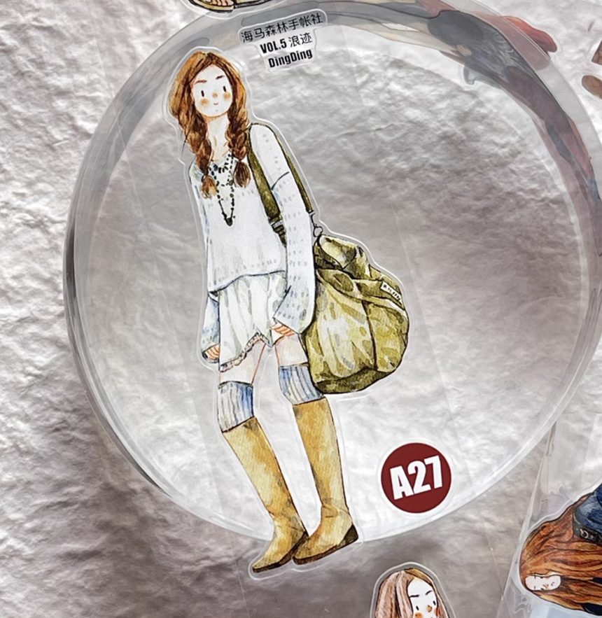 DingDing Girls Tape A27 (washi or PET)