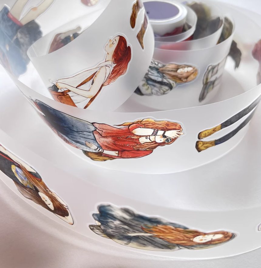 DingDing Girls Tape A27 (washi or PET) - Image 5