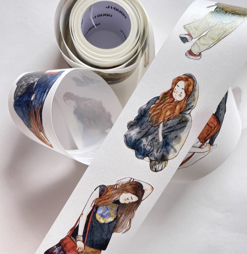 DingDing Girls Tape A27 (washi or PET) - Image 4