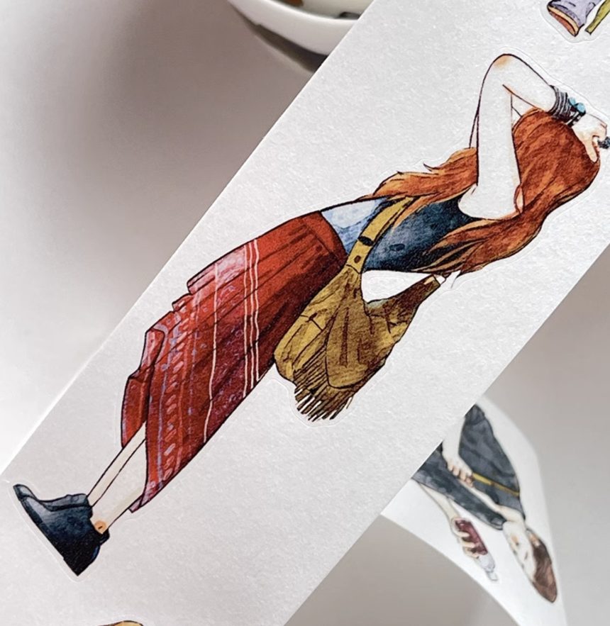 DingDing Girls Tape A27 (washi or PET) - Image 3
