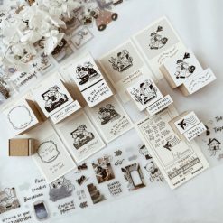 Rabch.jpg x Journal Pages Rubber Stamps - On a Journey - Image 2