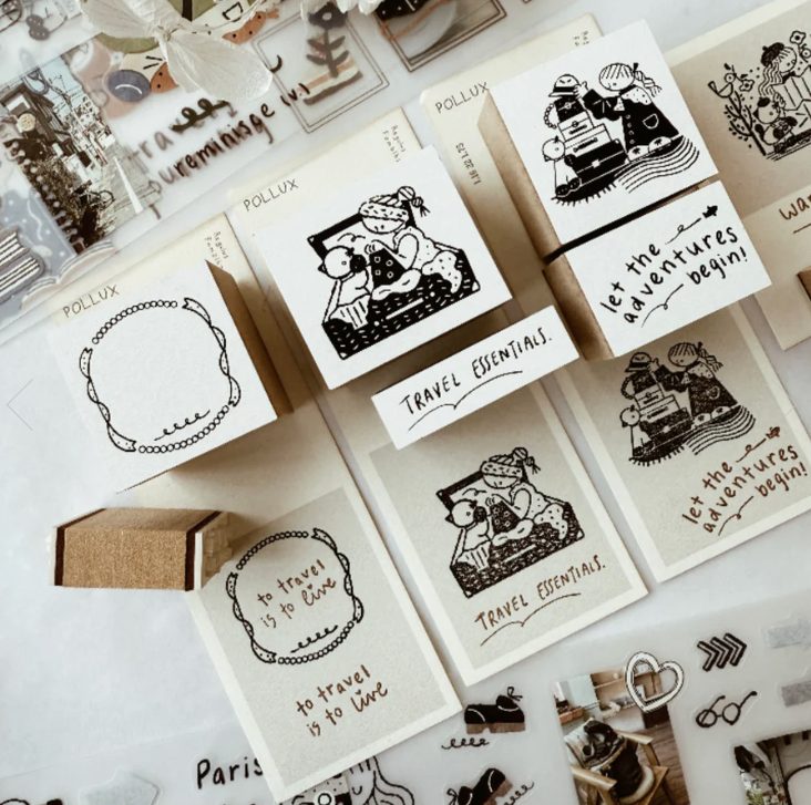 Rabch.jpg x Journal Pages Rubber Stamps - On a Journey