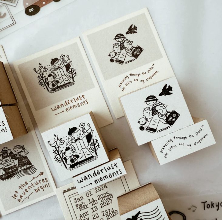 Rabch.jpg x Journal Pages Rubber Stamps - On a Journey