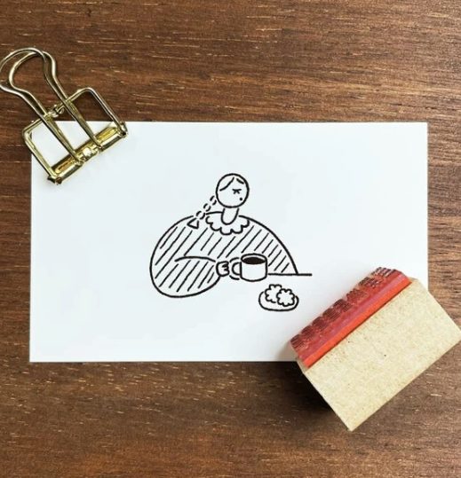 Stamp Marché Rubber Stamps - Coffee Time