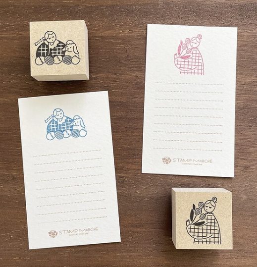 Stamp Marché Rubber Stamps - Tulips Season