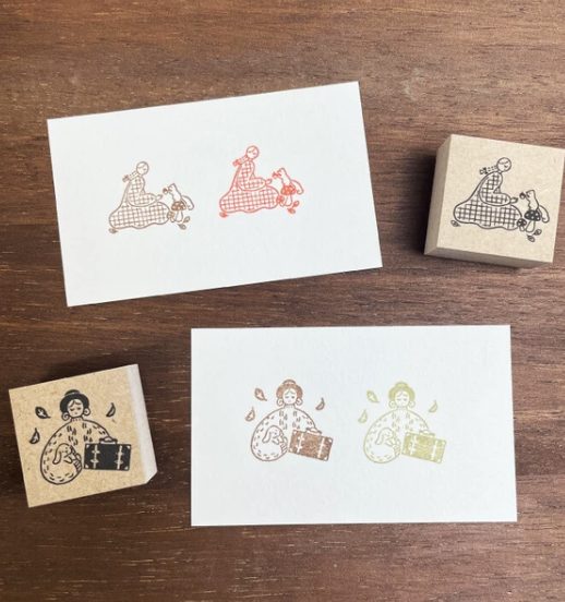 Stamp Marché Rubber Stamps - Autumn Travel