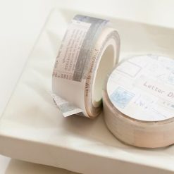 MU Sectioned Washi Tape - Letter Drift