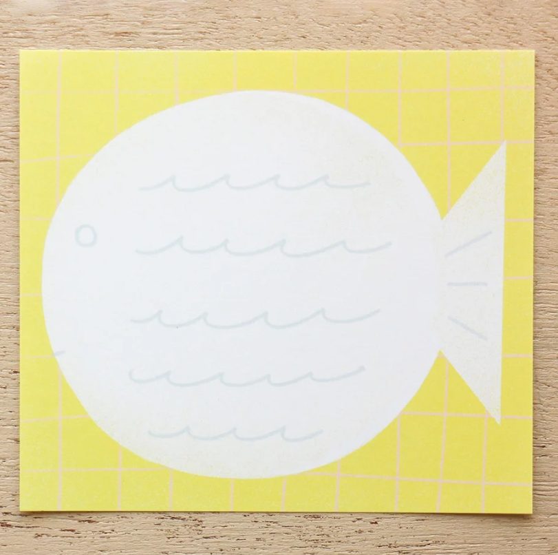 Cozyca Nishi Shuku Memo Block - Neko to Sakana