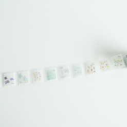 Yohaku Die-Cut Clear Roll Sticker - P-007 Tegami