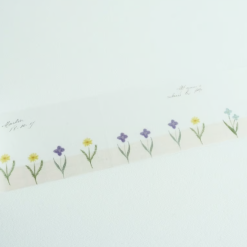 Yohaku Tracing Paper Sticky Notes Roll - Garden