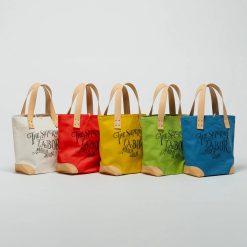 The Superior Labor Canvas Market Bag With Natural Leather